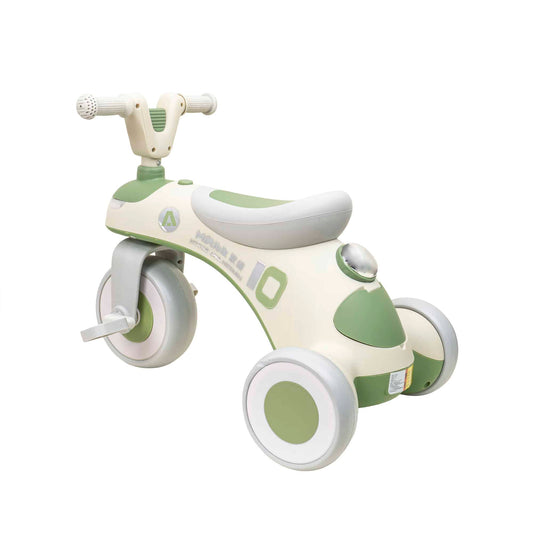 Tricicleta din plastic, cu pedale pentru copii, cu muzica si lumina, verde Z-TOOLS / ZTS9281