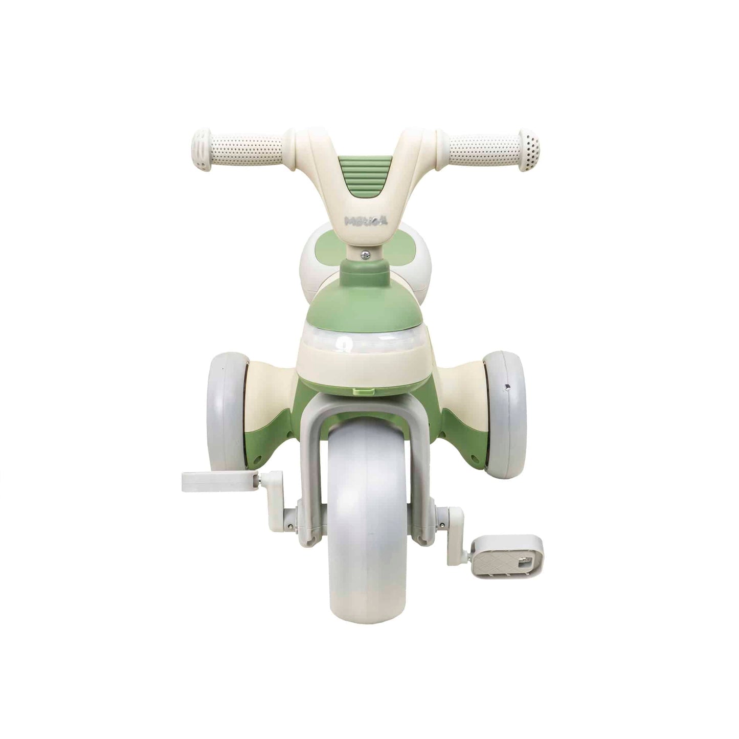 Tricicleta din plastic, cu pedale pentru copii, cu muzica si lumina, verde Z-TOOLS / ZTS9281