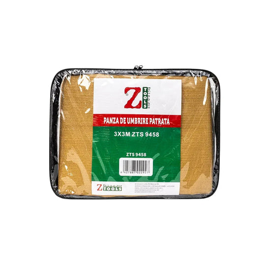 Panza de umbrire patrata, 3x3m, crem, Z-TOOLS / ZTS9458 - 221.ro