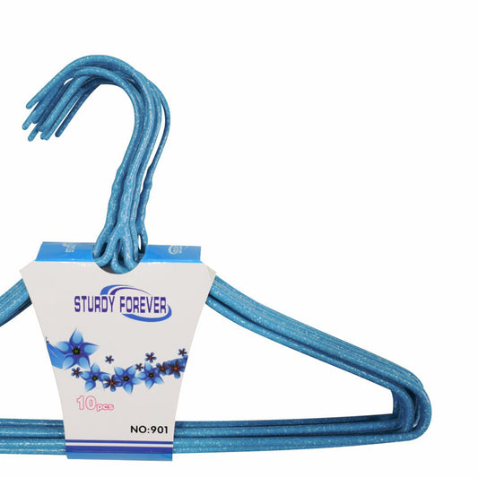 Set 10 umerase, haine copii, Naimeed D5542, invelis silicon, Albastru, 29x19cm - 221.ro