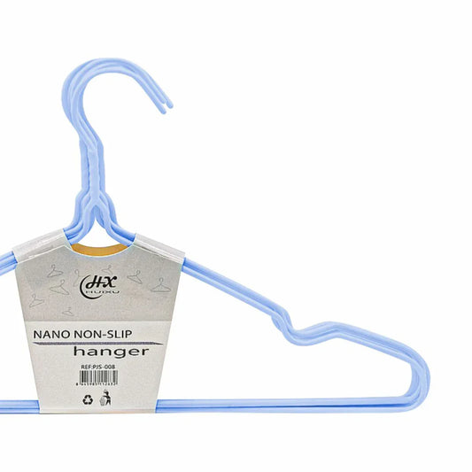 Set 10 umerase, haine copii, Naimeed D5543, invelis silicon, Albastru, 29x17cm - 221.ro