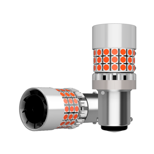 Set 2 x bec LED P21/5W BAY15D LUSMAR™ 7000 lm - fara eroare - off-road
