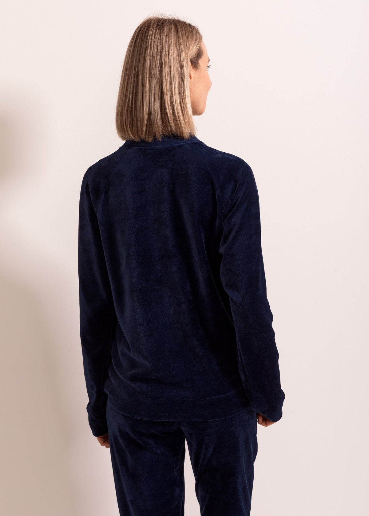 Hanorac Damă Velvet Bleumarin