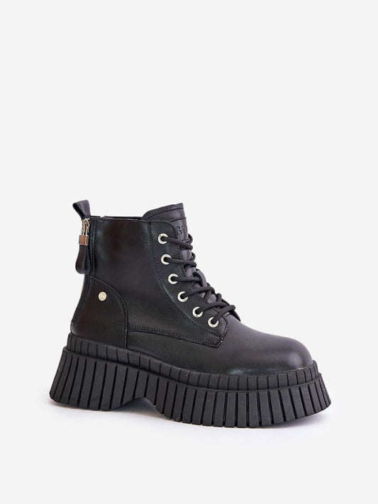 Bocanci Step in style, Model 201907, Negru