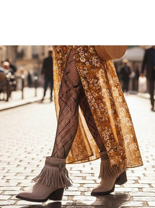 Botine cu toc Solea, Model 221020, Bej - material piele artificiala piele Footbed pânză Înălţimea carâmbului 15 cm Înălţimea tocului 8 cm