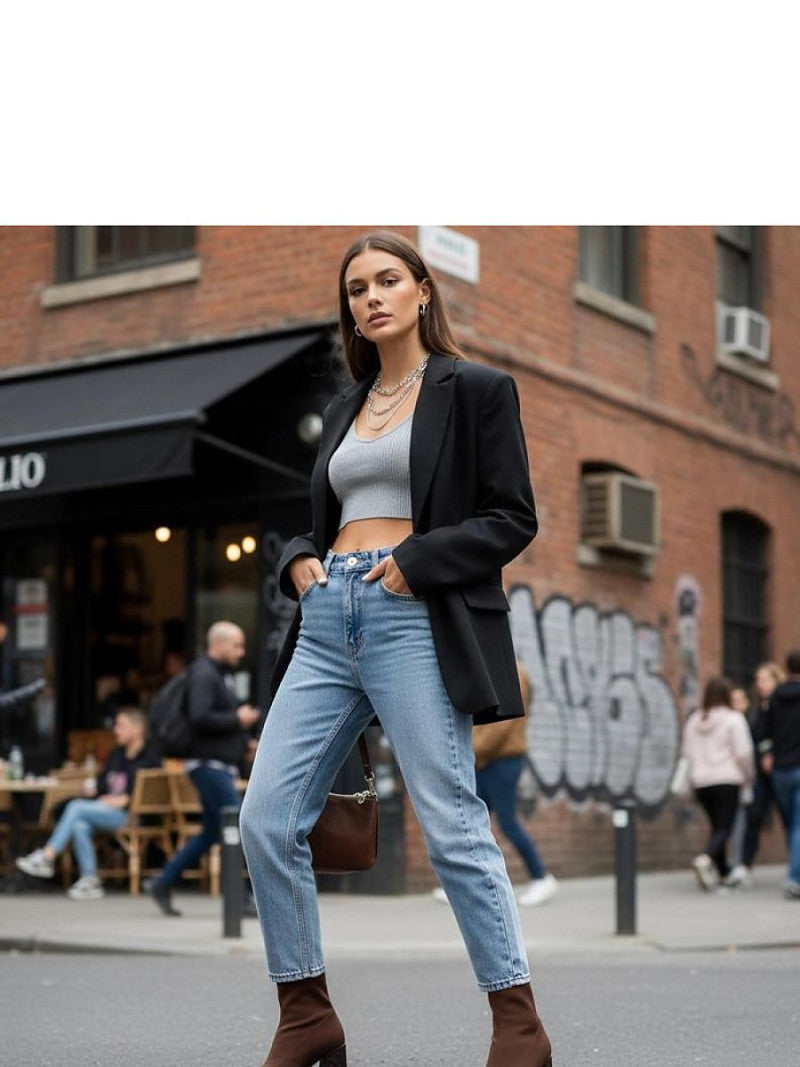 Botine cu toc Solea, Model 222036, Maro - material piele artificiala piele Footbed pânză Înălţimea carâmbului 14 cm Înălţimea tocului 9.5 cm