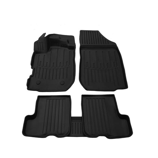 Set covorase auto cauciuc tip tavita pentru dacia sandero ii (2012-2020)