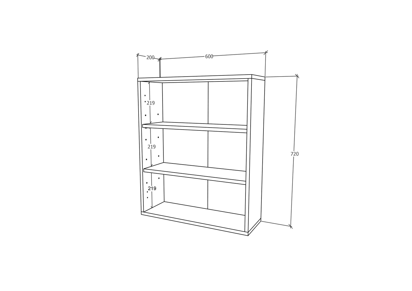 Corp Baie haaus Zaria, Suspendat, 2 Usi, Alb lucios/Alb, MDF, L 60 x l 22 x H 72 cm