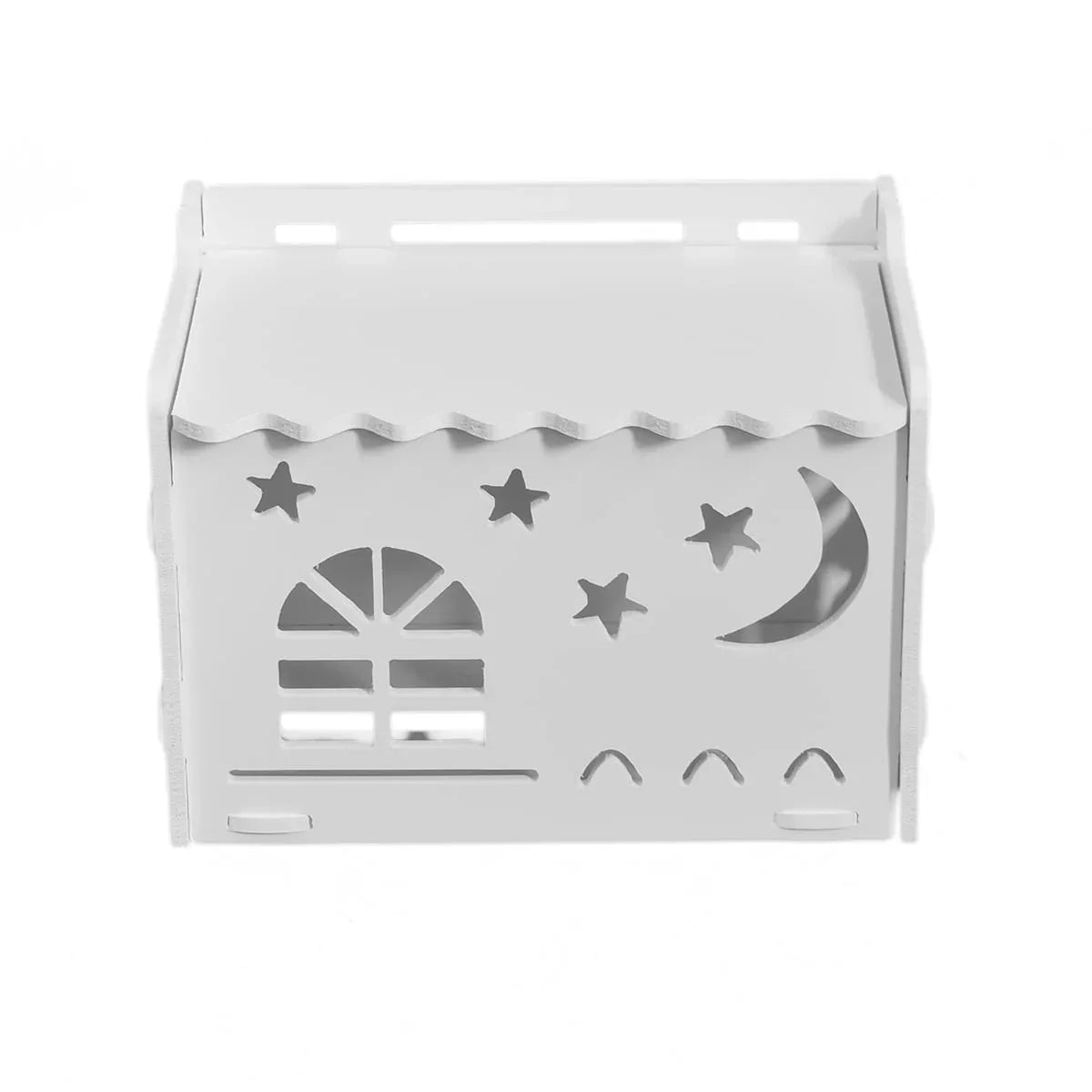 Cutie decorativa pentru servetele, Naimeed D37, culoare Alb, 16 x 22,5 x 14,6 cm - 221.ro