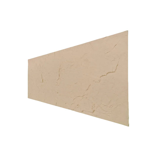 Panou decorativ din praf de piatra, Naimeed D7317, flexibil, ignifug, strat protector ceramic, rezistente la razele UV, 120x60x0.2 cm, crem - 221.ro