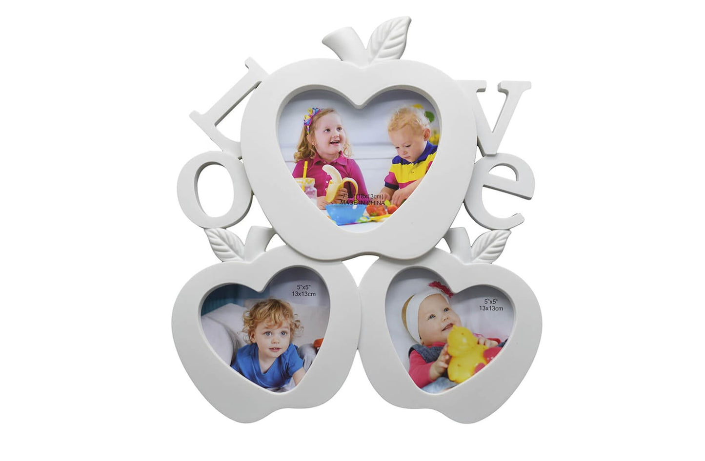 Rama foto Love, 3 poze, Love, Naimeed D1617, Alb