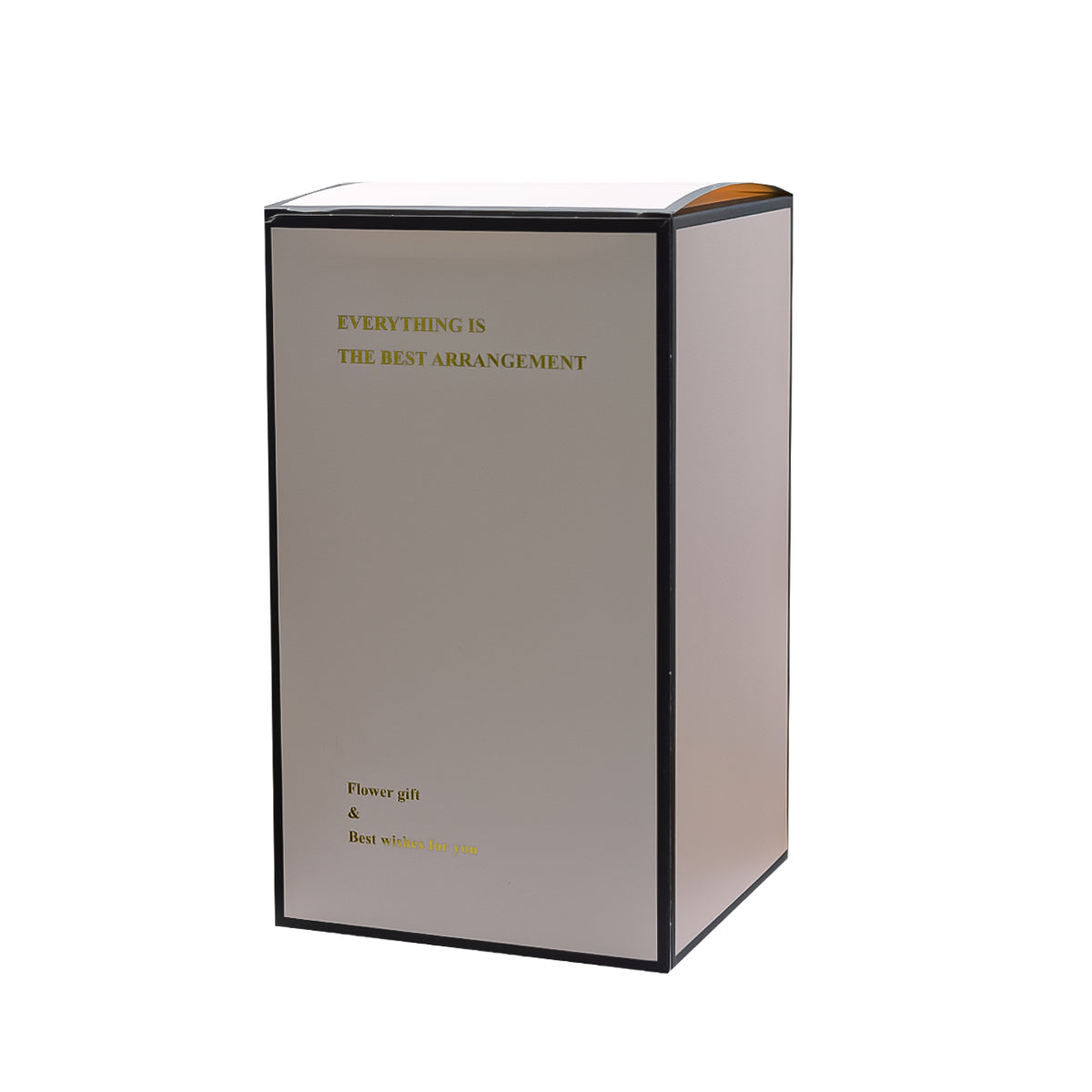 Aranjament floral in cupola de sticla, lumina Led, D4014 , Galben