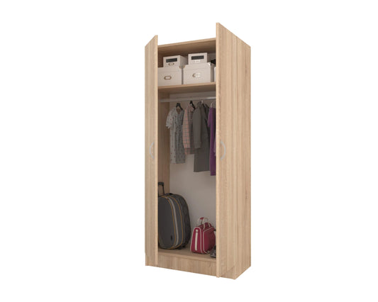 Dulap haaus Remi, 2 Usi, Stejar Sonoma, 80 x 51 x 170 cm