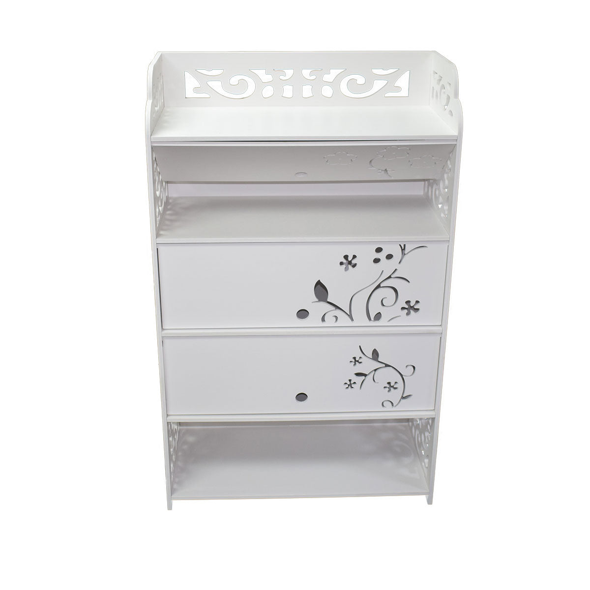 Dulapior 4 rafturi,Naimeed D3486, culoare Alb,100 x 60 x 32 cm