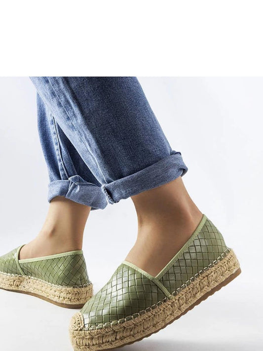 Espadrile Solea, Model 207051, Verde - Înălţimea tocului 3,5 cm