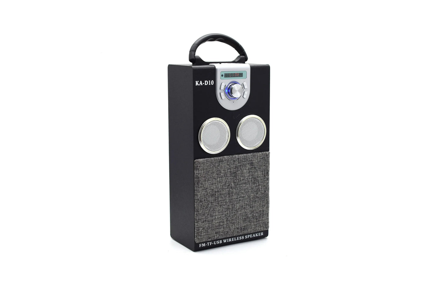 Boxa portabila cu radio si bluetooth KA-D10, Negru/Argintiu, 8W, D1316 - 221.ro