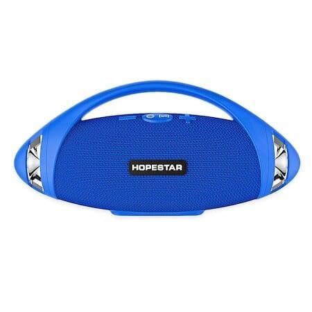 Boxa portabila HOPESTAR H37, Rugby style, albastru, 1200mAh, 6W, D1293 - 221.ro