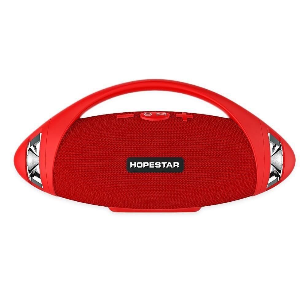 Boxa portabila HOPESTAR H37, Rugby style, rosu, 1200mAh, 6W, D1293 - 221.ro