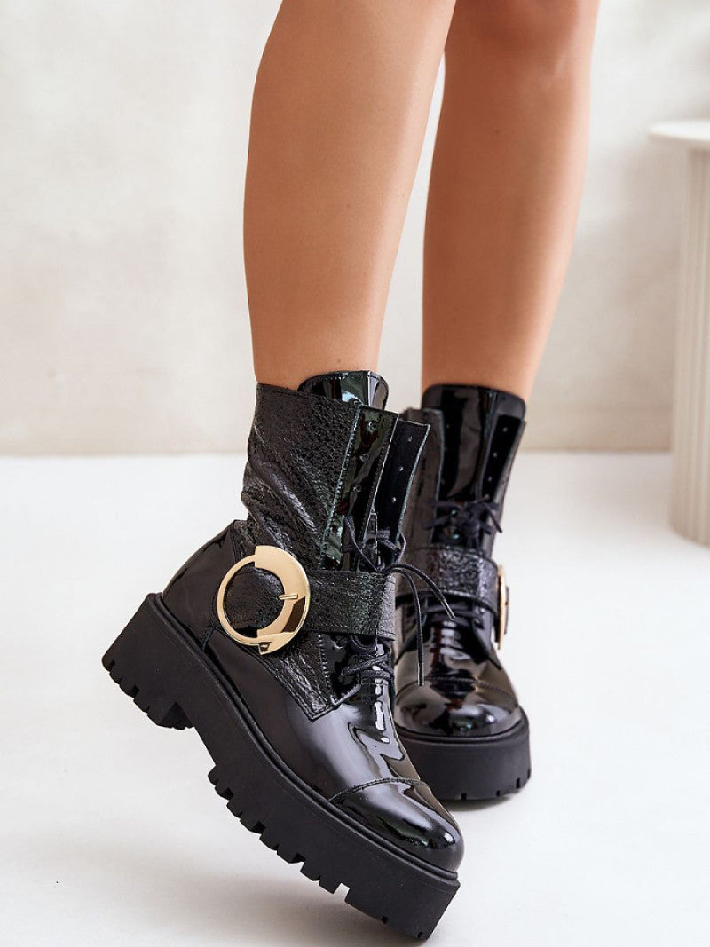 Ghete Step in style, Model 201002, Negru