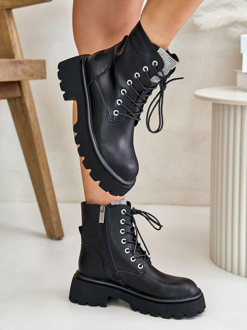 Ghete Step in style, Model 201908, Negru