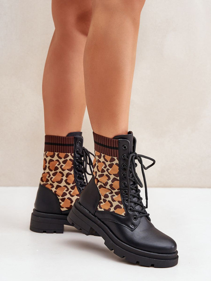 Ghete Step in style, Model 204671, Negru