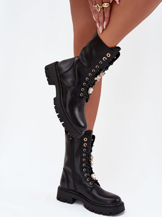 Ghete Step in style, Model 217721, Negru