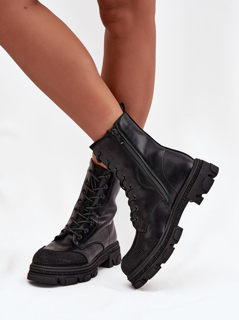 Ghete Step in style, Model 219114, Negru