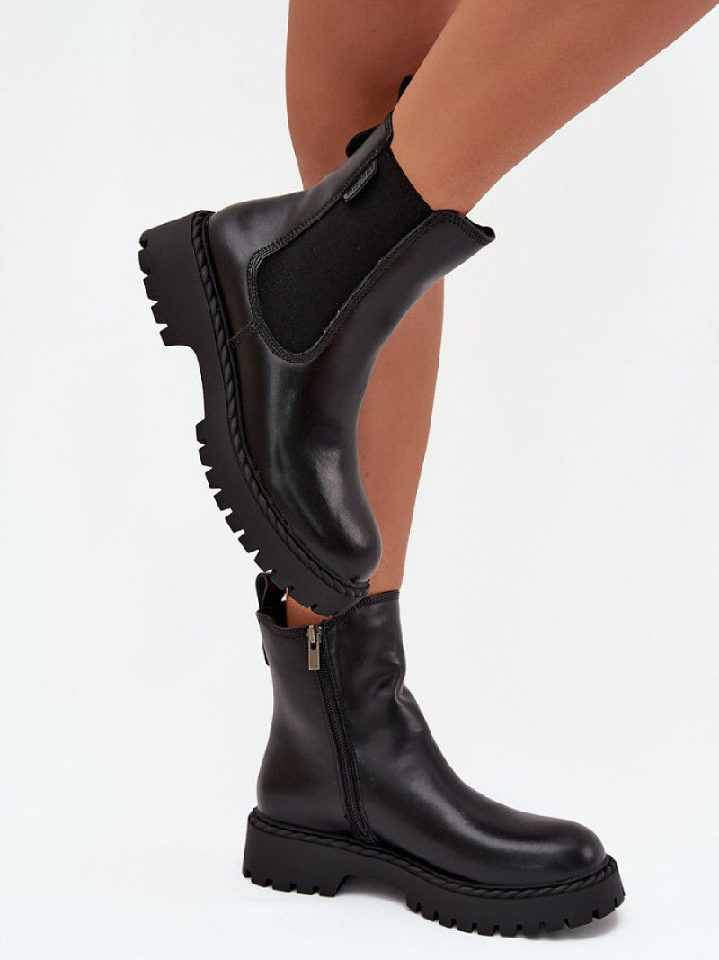 Ghete Step in style, Model 222726, Negru