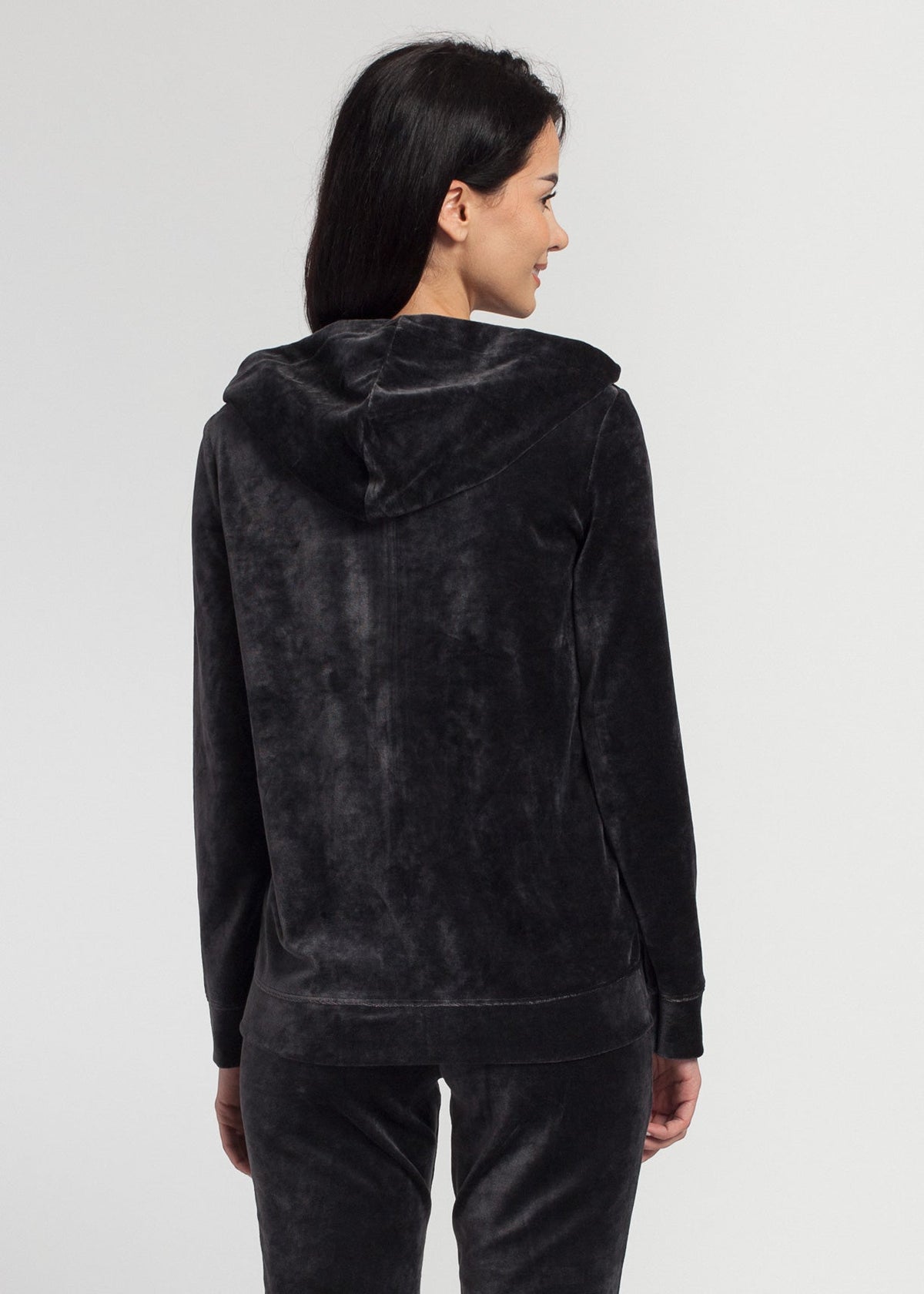 Hanorac Damă Velvet Negru