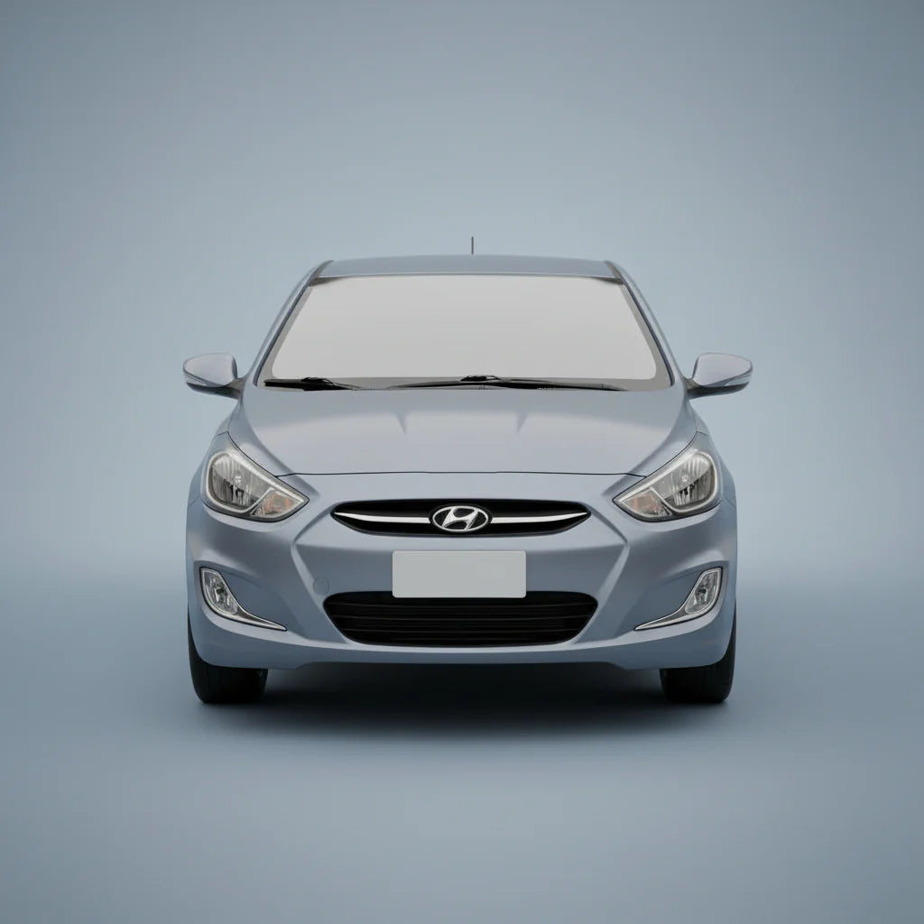 Covorase Auto Hyundai Accent IV (FL-2015–2019)-Cauciuc Tip Tavita-Blue