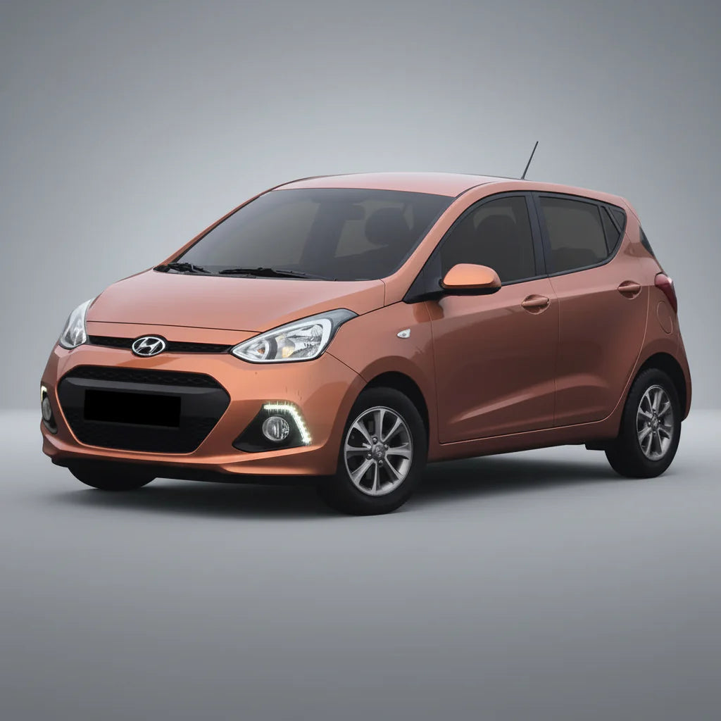 Covorase Auto Hyundai i10 2013-2016 - Tavita Cauciuc-Red