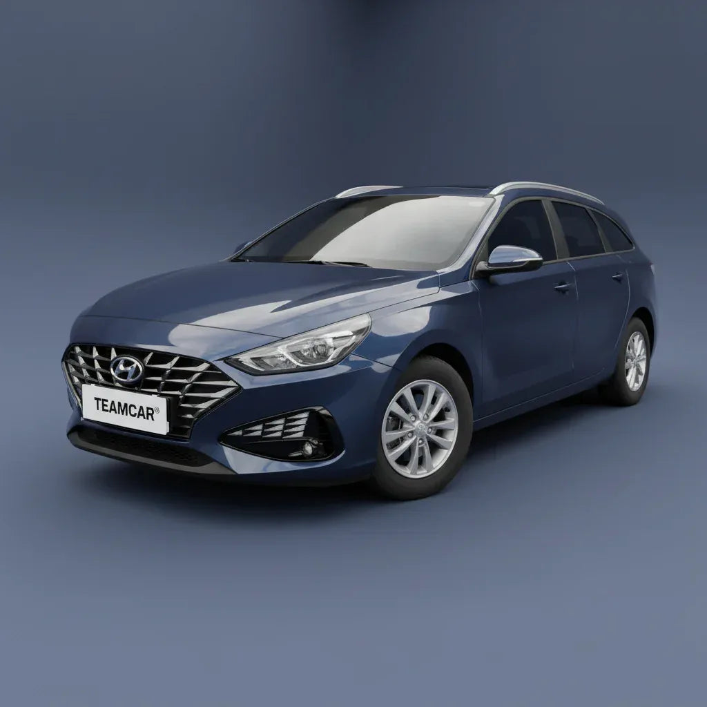 Covorase Hyundai i30 III Tourer 2020-2026 - Cauciuc Tip Tavita - Red