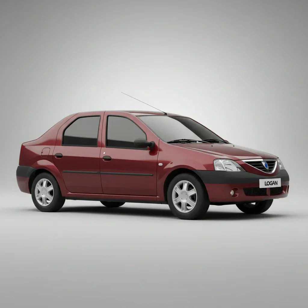 Covorașe Dacia Logan 2004-2008 Compatibile | Black Edition – TeamCar®