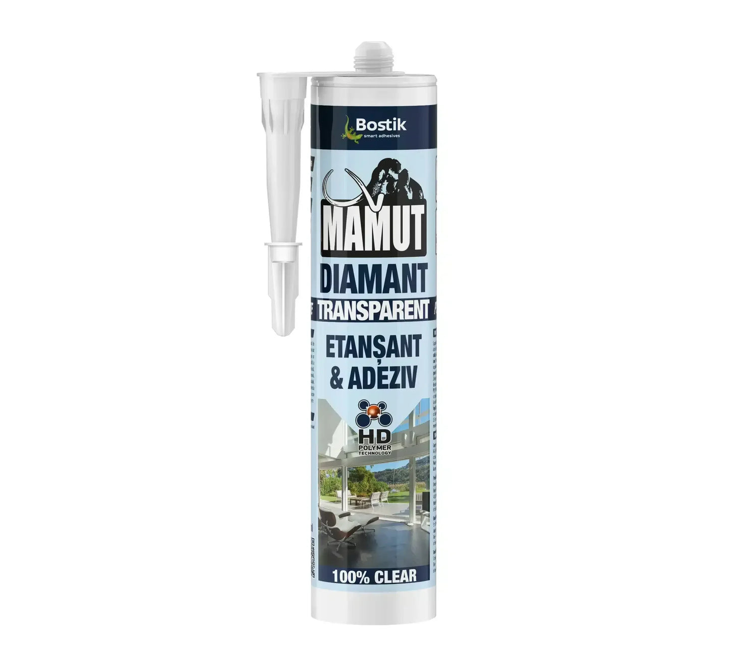 Adeziv si izolant mamut seal universal, transparent, 290 ml / D 1184112 - 221.ro