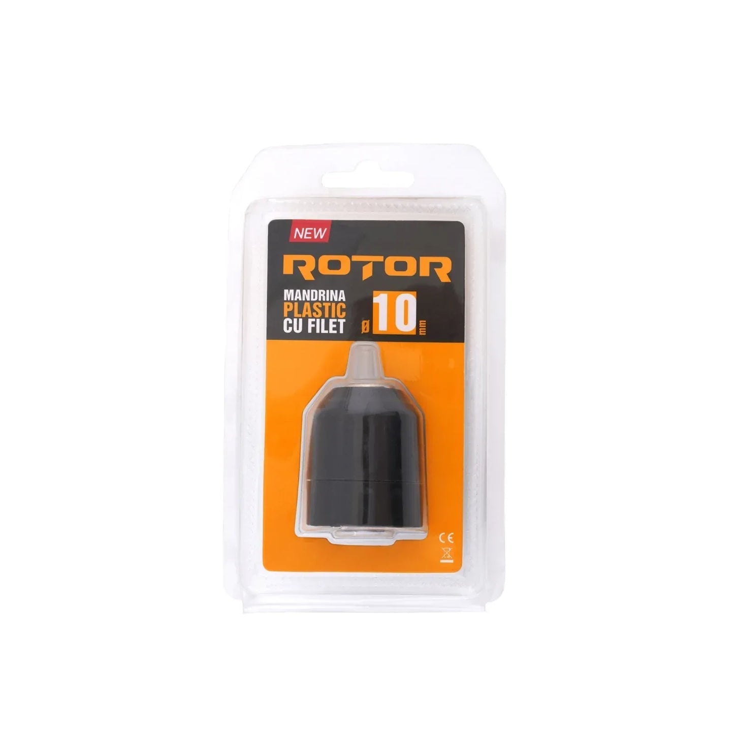 Mandrină plastic 10 mm cu filet – ROTOR - 221.ro