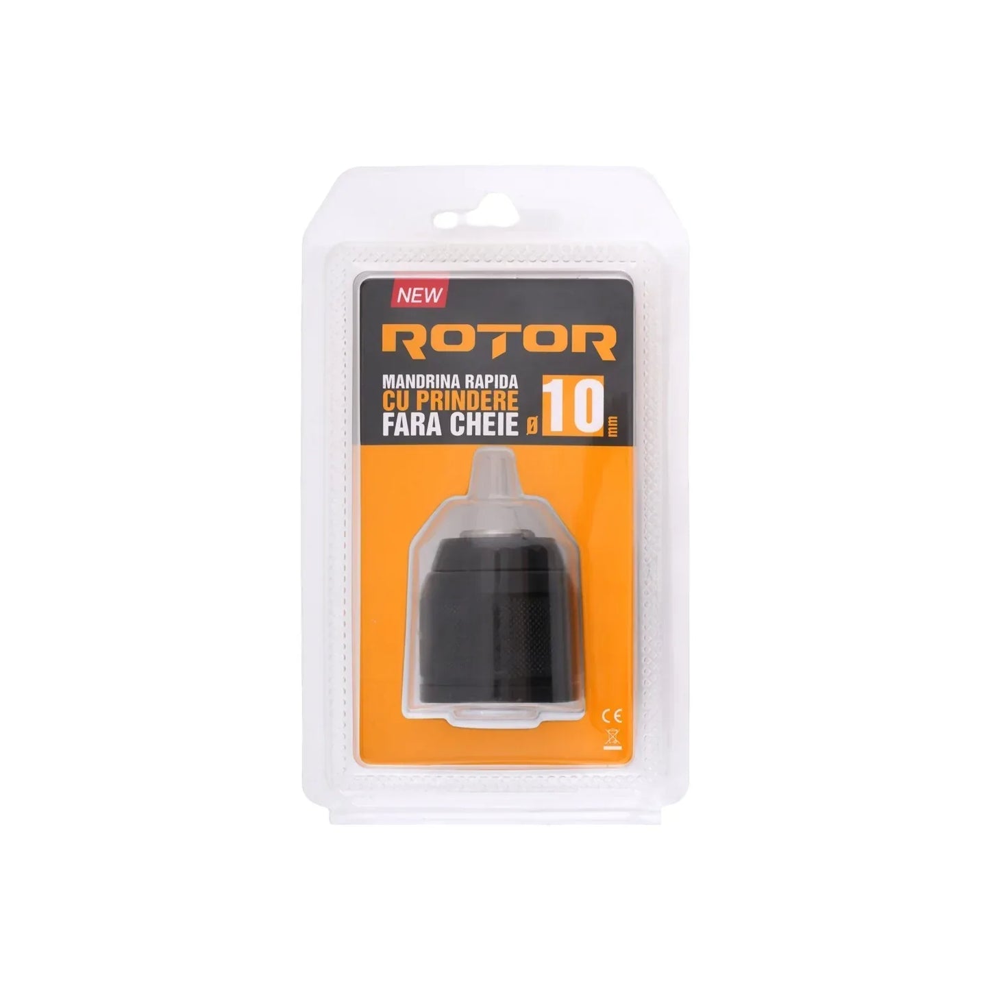 Mandrină rapidă 10 mm cu prindere fără cheie – ROTOR - 221.ro