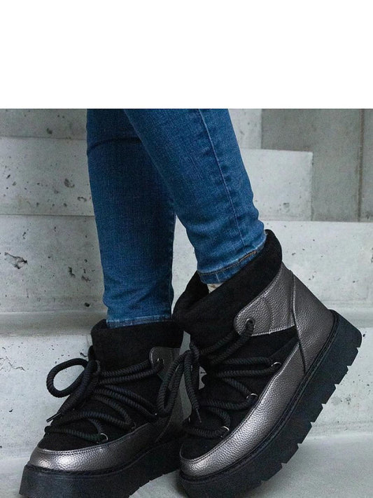 Moon boots Solea, Model 204704, Negru