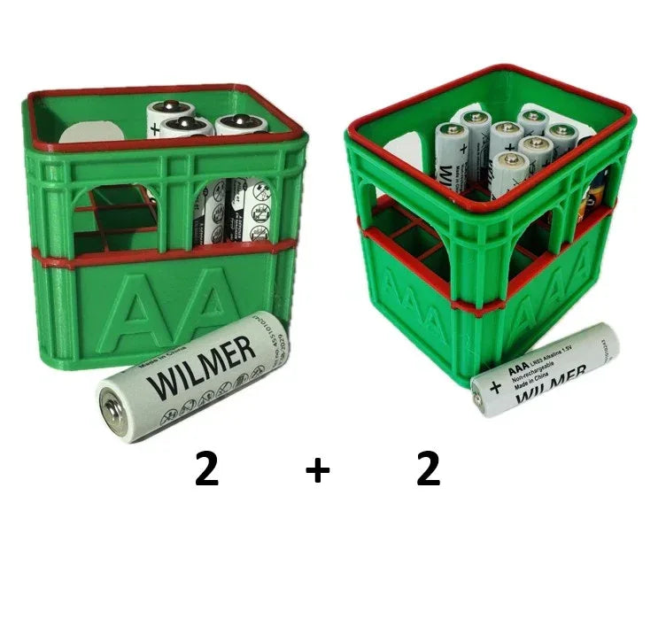Organizator Baterii Combo 2AA + 2AAA - 221.ro | Stocare Eficientă - 221.ro