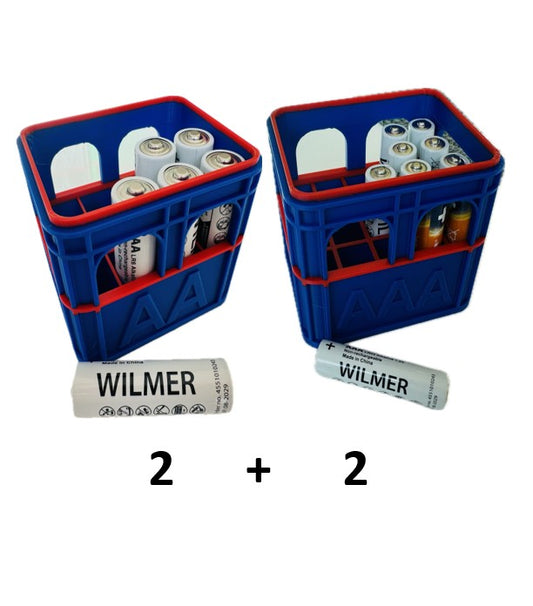 Organizator Baterii Combo 2AA + 2AAA - 221.ro | Stocare Eficientă - 221.ro