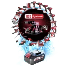 R20 Acumulator Li-ion 20V 2Ah compatibil cu intreaga gama Raider R20 - 221.ro