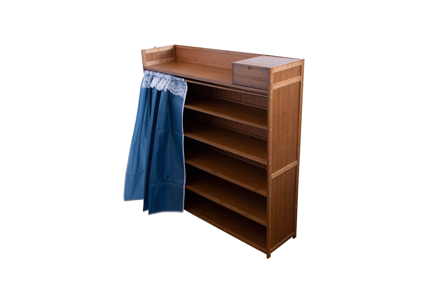 Pantofar din bambus, 6 rafturi, 102*107.5*28 cm, D194