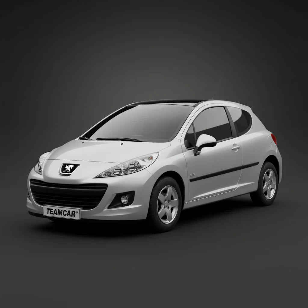 Covorase Tip Tavita Compatibile Peugeot 207 Hatchback (3 usi 2009-2012)-Black