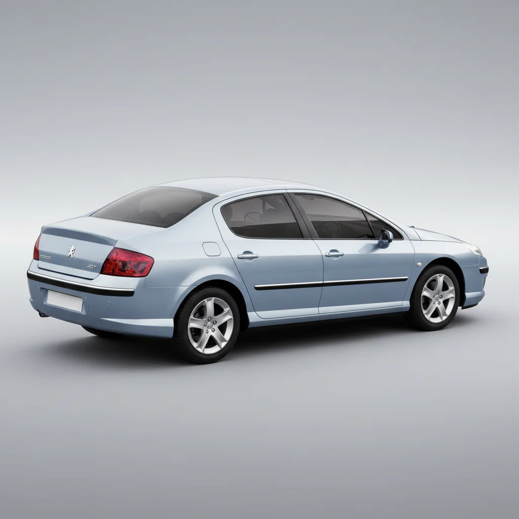 Covorase Auto Tip Tavita Compatibile Peugeot 407 Sedan (2004-2010) Blue