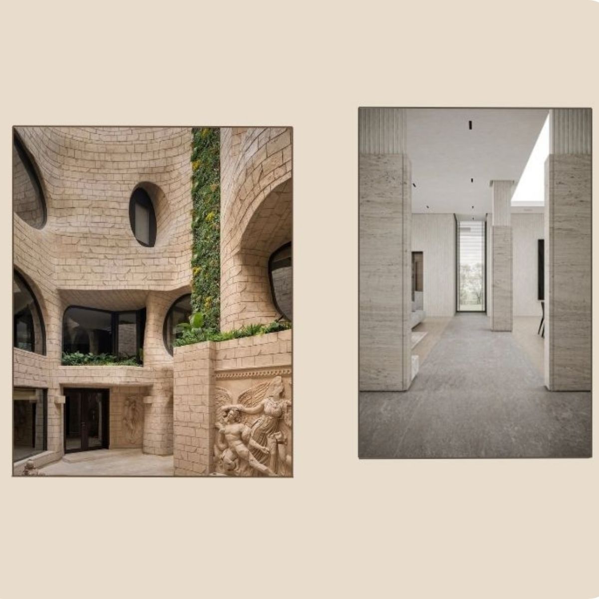 Mostrar panouri flexibile din praf de piatra, Naimeed F22, 6 modele, 15X30 cm