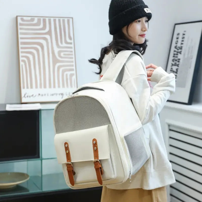 Rucsac transport cu fereastra discreta