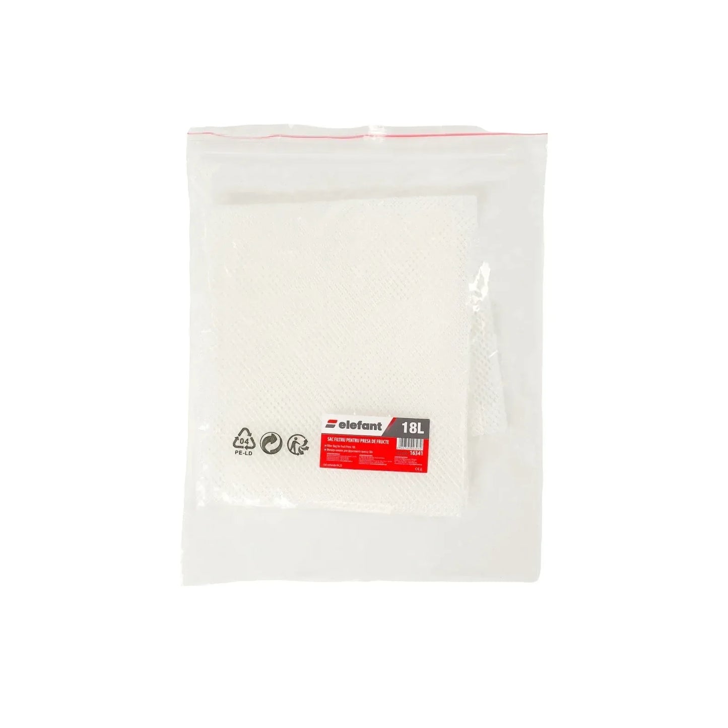 Sac filtru pentru presă de fructe 18L - 221.ro