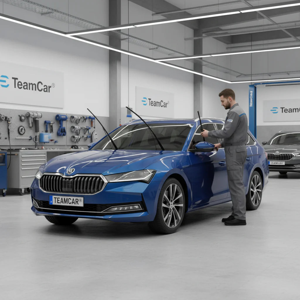 Ștergătoare Skoda Superb NZ5 Combi 2023-prezent | Set Față Flat – TeamCar®