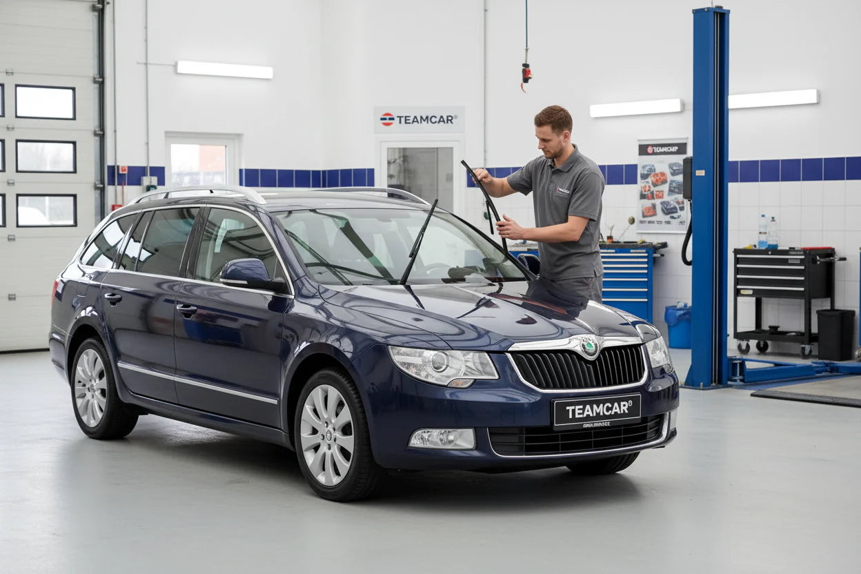 Ștergătoare Skoda Superb 3T5 Combi 2009-2015 | Set Față Flat – TeamCar®