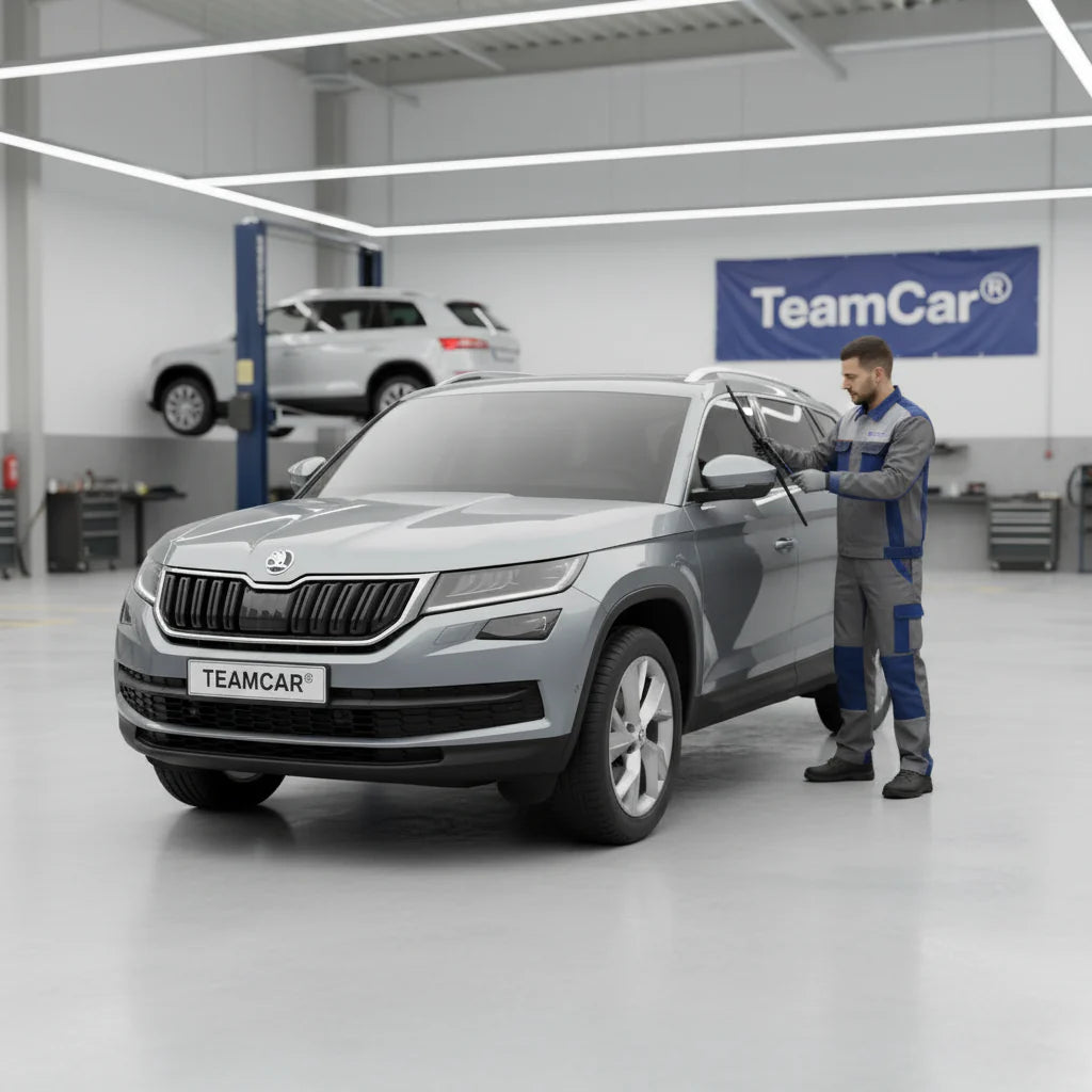 Ștergătoare Skoda Kodiaq I NS6/NS7 2016-prezent | Set Față Flat – TeamCar®