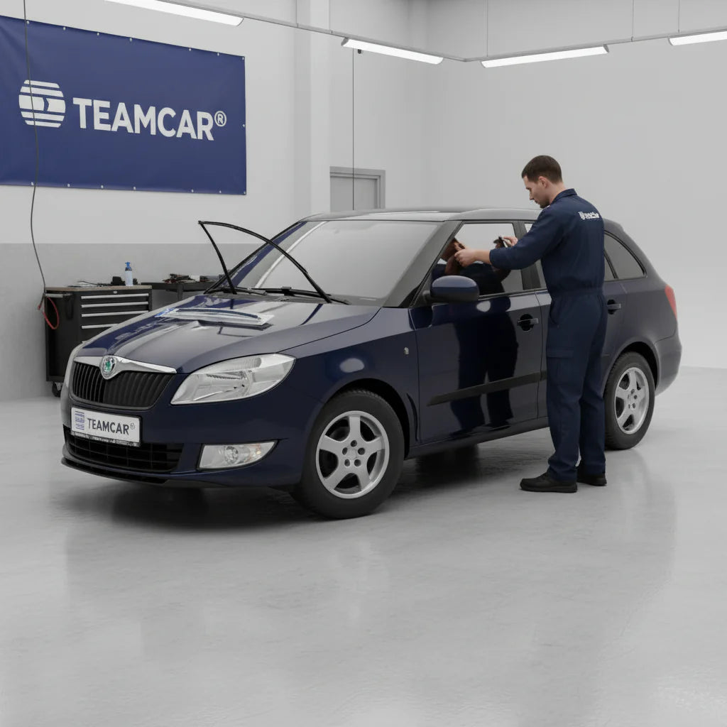Ștergătoare Skoda Fabia II Combi 5J5 2013-2014 | Set Față Flat – TeamCar®